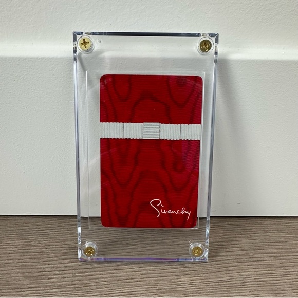 Givenchy Other - Vintage Givenchy Collectible Playing Card 4 of Spades in a UV Protective Case